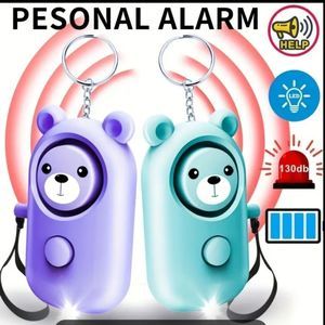 Portable Safety Alarm & Light NWT Cyan Purple Safety Self Defense Medical Alert